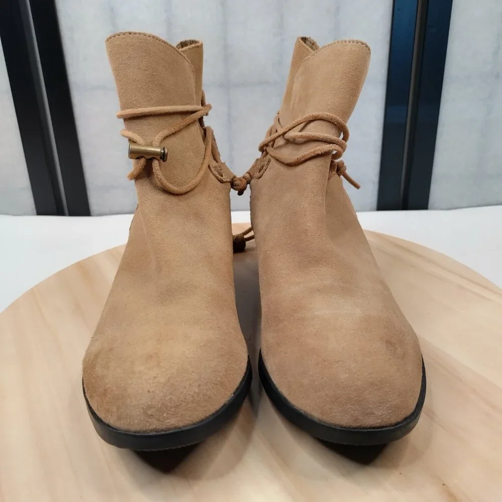 SOREL Farah Tan Booties with Flaws Women US 9 - Picture 4 of 16